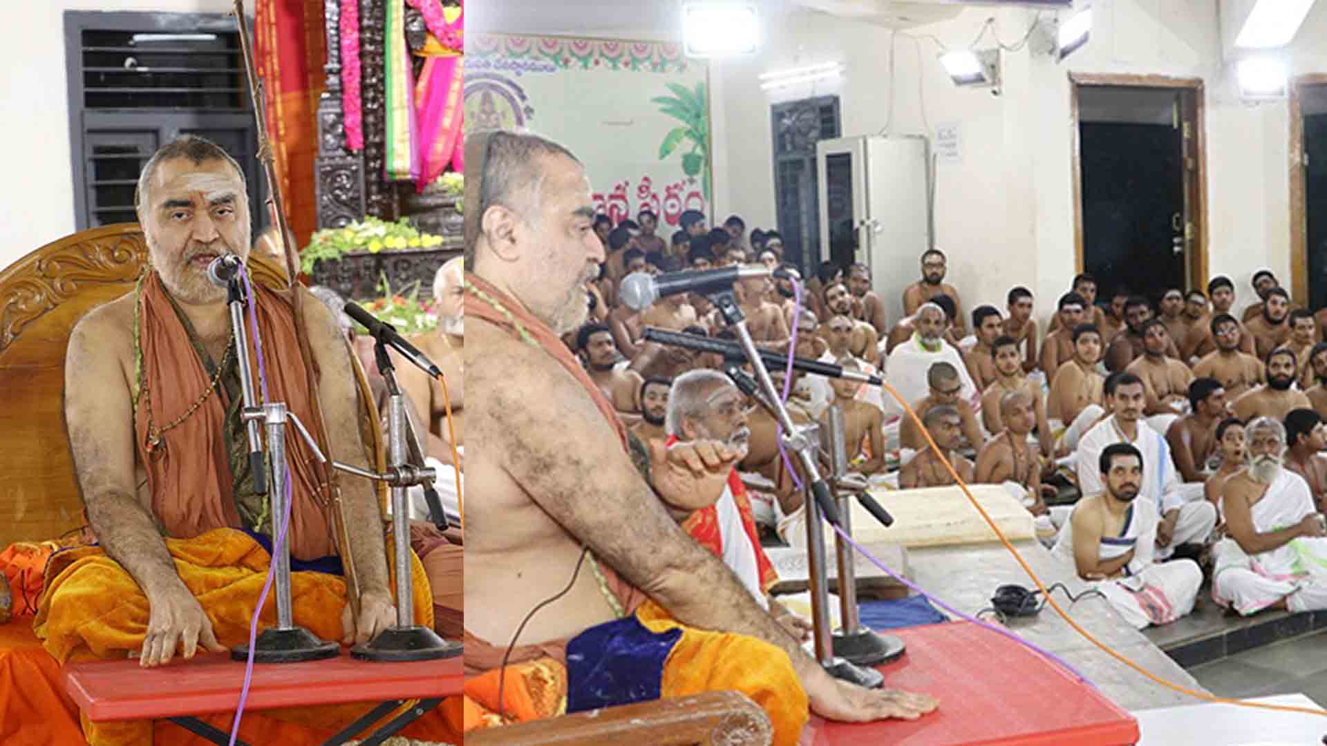 Blessing speech by Vijayendra Saraswati Swami