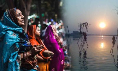 The Saath Puja started with the holy bath