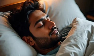 In which direction should you not sleep with your head?